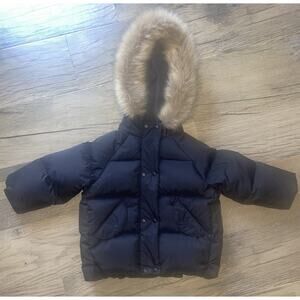 Zara Baby Down/waterfowl Feather Jacket 12-18 months